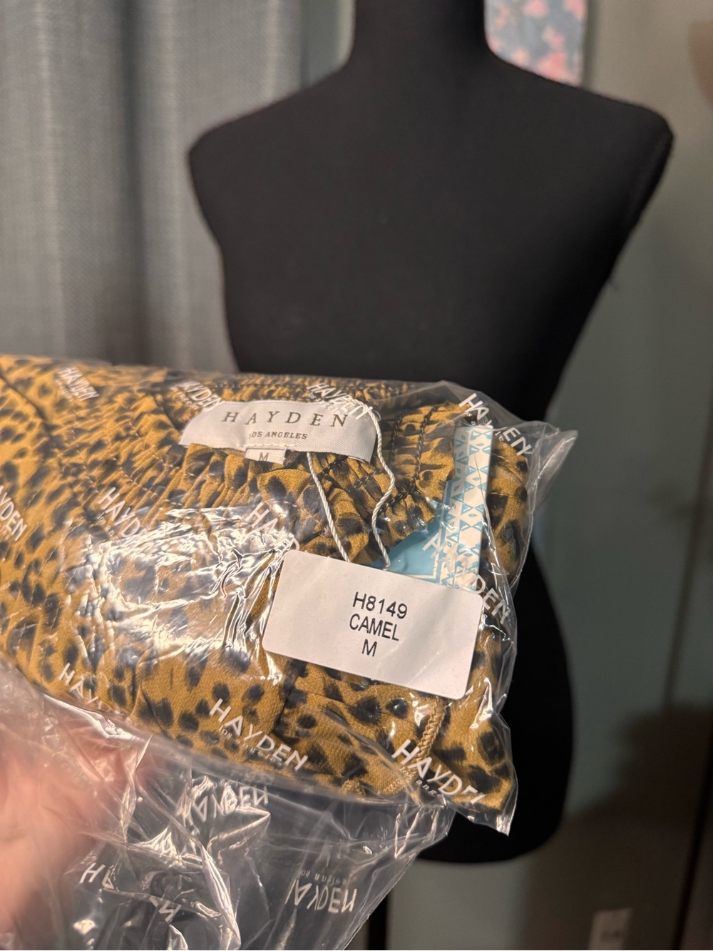 Hayden Leopard Print Ruffle-Neck Blouse - Picture 5 of 5